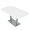 Skutchi Designs 33.5 in W, 59.5 in L, 29 in H, Engineered Wood Top, White HAR-AREC-34X60-DOU-XD09 - alternate 1